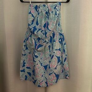 Lilly Pulitzer strapless dress size medium
